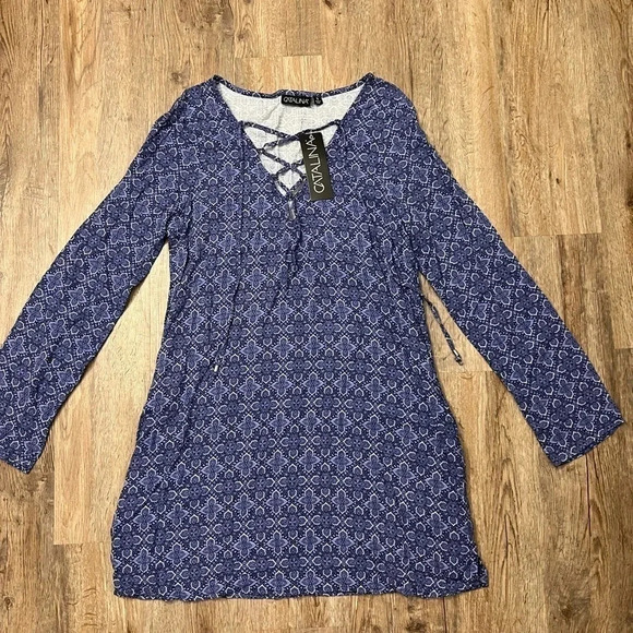 Catalina Tunic/Swim Coverup with Pockets - Picture 4 of 14